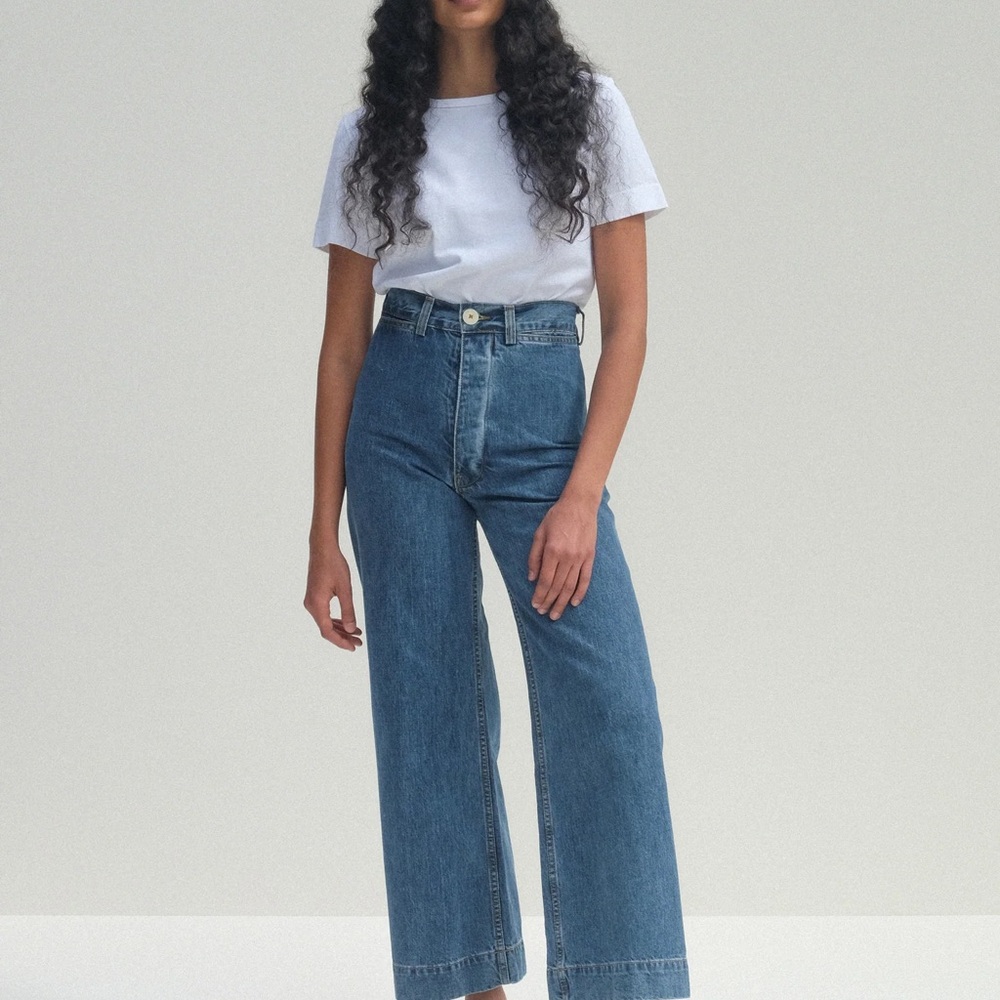 Jesse Kamm American Denim Sailor Pants